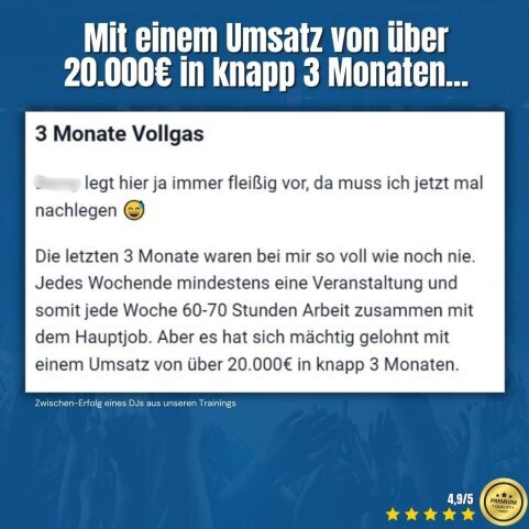 Erfahrung DJ Mike Hoffmann Erfahrung DJ Mike Hoffmann